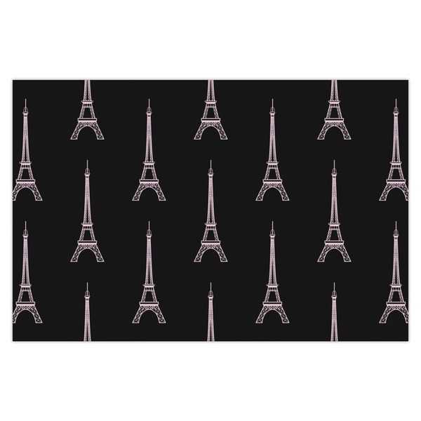 Custom Black Eiffel Tower X-Large Tissue Papers Sheets - Heavyweight