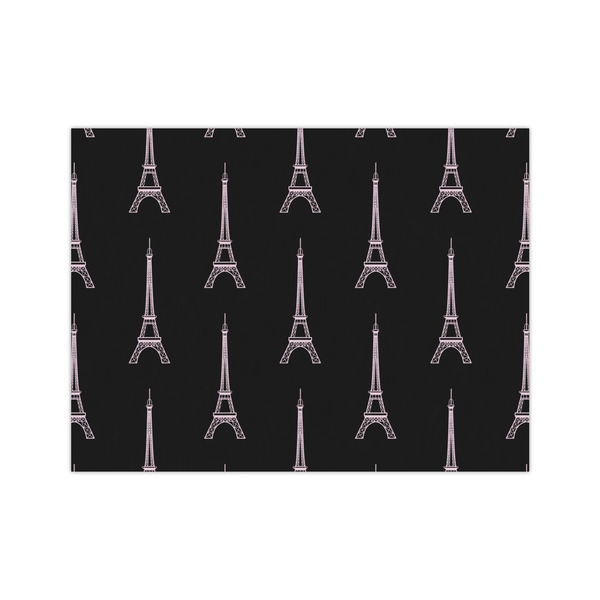 Custom Black Eiffel Tower Medium Tissue Papers Sheets - Lightweight