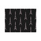 Black Eiffel Tower Tissue Paper - Lightweight - Medium - Front