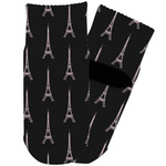 Black Eiffel Tower Toddler Ankle Socks