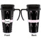 Black Eiffel Tower Travel Mug with Black Handle - Approval