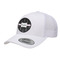 Black Eiffel Tower Trucker Hat - White (Personalized)