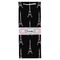 Black Eiffel Tower Wine Gift Bag - Gloss - Front