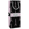 Black Eiffel Tower Wine Gift Bag - Gloss - Main