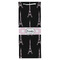 Black Eiffel Tower Wine Gift Bag - Matte - Front