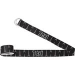 Black Eiffel Tower Yoga Strap (Personalized)