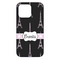 Black Eiffel Tower iPhone 13 Pro Max Case - Back