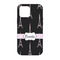 Black Eiffel Tower iPhone 13 Pro Tough Case - Back