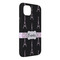 Black Eiffel Tower iPhone 14 Plus Tough Case - Angle