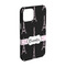 Black Eiffel Tower iPhone 15 Case - Angle