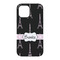 Black Eiffel Tower iPhone 15 Pro Tough Case - Back