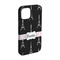 Black Eiffel Tower iPhone 15 Tough Case -  Angle