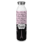 Paris Bonjour and Eiffel Tower 20oz Stainless Steel Water Bottle - Full Print (Personalized)