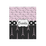 Paris Bonjour and Eiffel Tower Poster - Matte - 20x24 (Personalized)