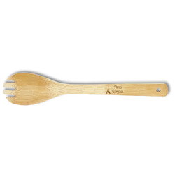 Paris Bonjour and Eiffel Tower Bamboo Spork - Double Sided (Personalized)