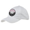 Paris Bonjour and Eiffel Tower Baseball Cap - White (Personalized)