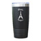 Paris Bonjour and Eiffel Tower Black Polar Camel Tumbler - 20oz - Single Sided - Approval