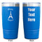 Paris Bonjour and Eiffel Tower Blue Polar Camel Tumbler - 20oz - Double Sided - Approval