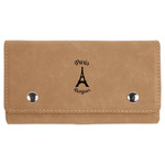 Paris Bonjour and Eiffel Tower Cards & Dice Set - Light Brown (Personalized)