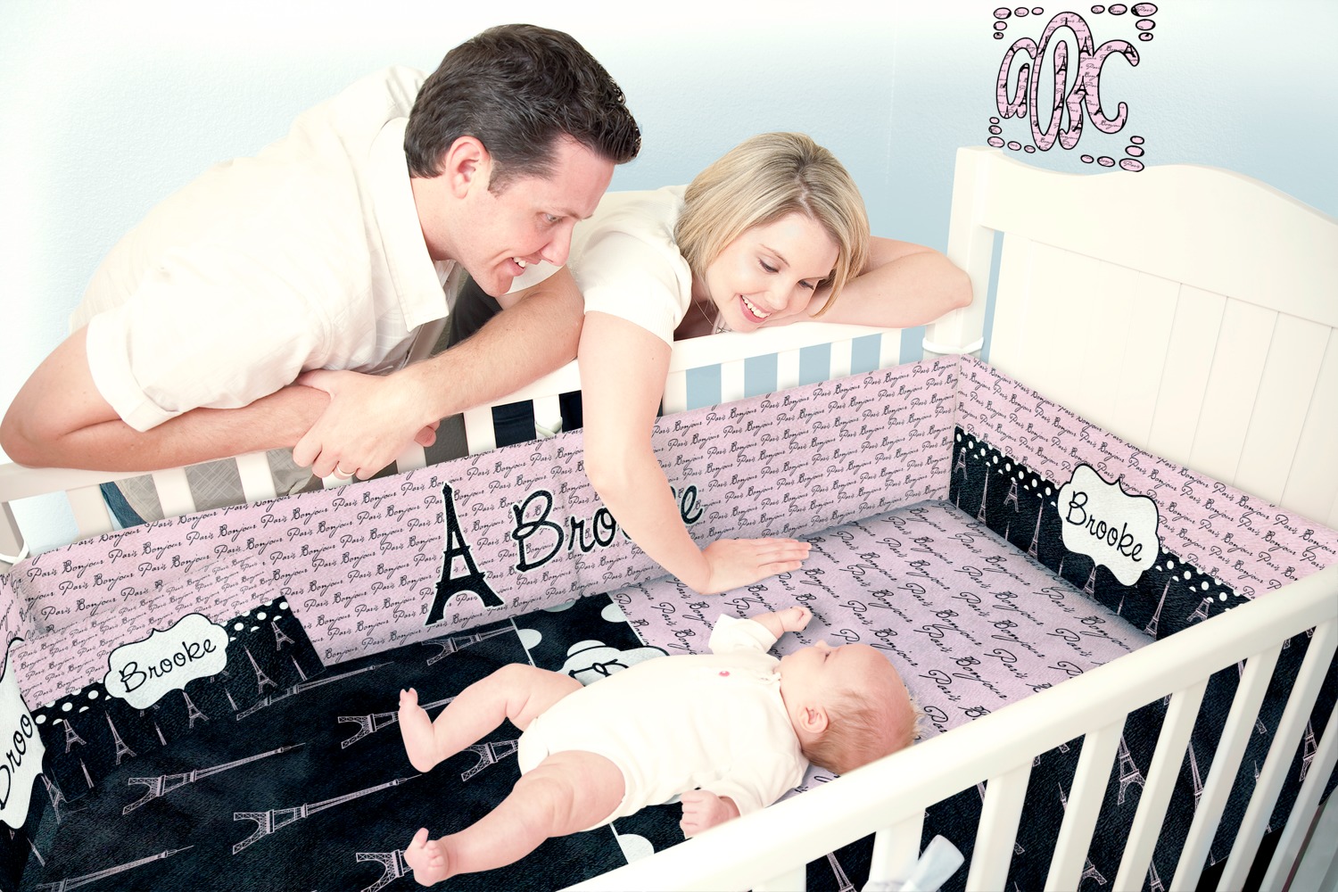 Eiffel tower cheap baby bedding