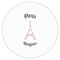 Paris Bonjour and Eiffel Tower Drink Topper - XSmall - Single