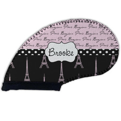 Paris Bonjour and Eiffel Tower Golf Club Iron Cover - Set of 9 (Personalized)