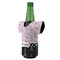 Paris Bonjour and Eiffel Tower Jersey Bottle Cooler - ANGLE (on bottle)