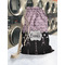 Paris Bonjour and Eiffel Tower Laundry Bag in Laundromat