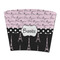 Paris Bonjour and Eiffel Tower Party Cup Sleeves - without bottom - FRONT (flat)