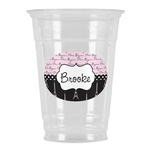 Paris Bonjour and Eiffel Tower Party Cups - 16oz (Personalized)