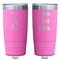 Paris Bonjour and Eiffel Tower Pink Polar Camel Tumbler - 20oz - Double Sided - Approval