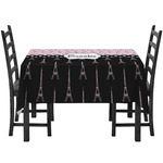 Paris Bonjour and Eiffel Tower Tablecloth (Personalized)