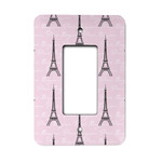 Paris Bonjour and Eiffel Tower Rocker Style Light Switch Cover