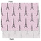 Paris Bonjour and Eiffel Tower Tissue Paper - Heavyweight - Large - Front & Back