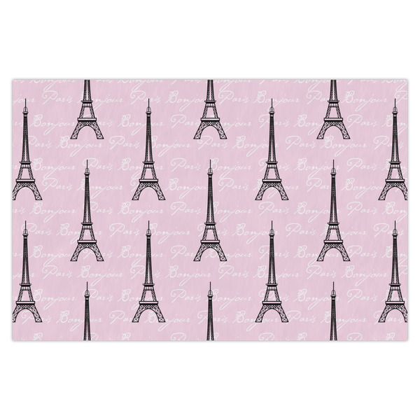 Custom Paris Bonjour and Eiffel Tower X-Large Tissue Papers Sheets - Heavyweight