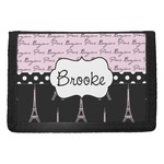 Paris Bonjour and Eiffel Tower Trifold Wallet (Personalized)