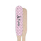 Paris Bonjour and Eiffel Tower Wooden Food Pick - Paddle - Single Sided - Front & Back