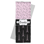 Paris Bonjour and Eiffel Tower Yoga Mat Towel (Personalized)