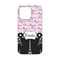 Paris Bonjour and Eiffel Tower iPhone 13 Mini Case - Back