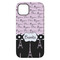 Paris Bonjour and Eiffel Tower iPhone 14 Pro Max Tough Case - Back