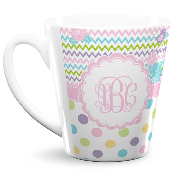 Custom Girly Girl 12 Oz Latte Mug (Personalized)