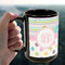 Girly Girl 15oz. Black Mug - LIFESTYLE