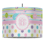 Girly Girl Drum Pendant Lamp (Personalized)