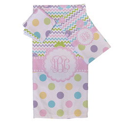 Girly Girl Bath Towel Set - 3 Pcs (Personalized)