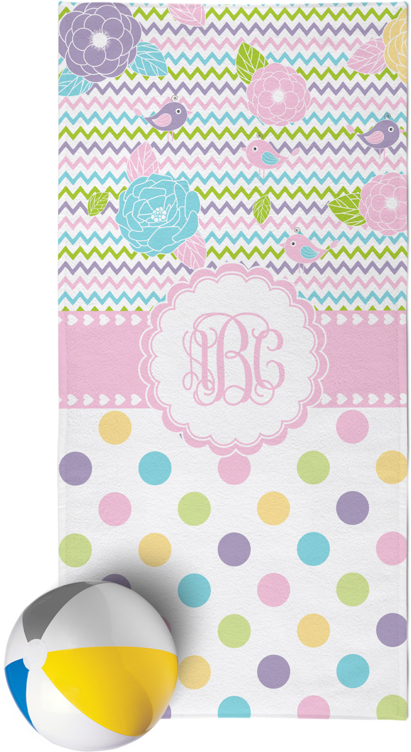 personalized beach towels for girls
