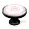 Girly Girl Black Custom Cabinet Knob (Side)