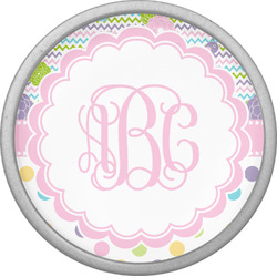Girly Girl Cabinet Knob (Silver) (Personalized)