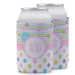 Girly Girl Can Cooler (12 oz) w/ Monogram