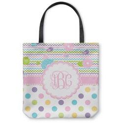 Girly Girl Canvas Tote Bag - Large - 18"x18" (Personalized)