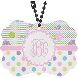 Girly Girl Rear View Mirror Charm (Personalized)